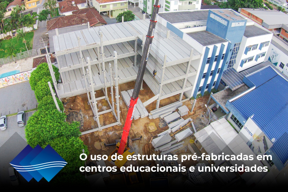 O uso de estruturas pré-fabricadas em centros educacionais e universidades O uso de estruturas pré-fabricadas em centros educacionais e universidades