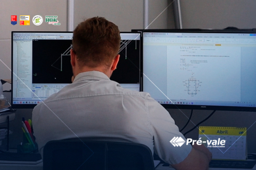 Como a engenharia garante precisão técnica em projetos estruturais de pré-fabricados?