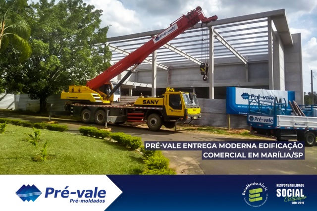 Pré-vale entrega moderna edificação comercial em Marília/SP Foto 1